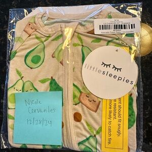SOLD Little Sleepies Avocado Toast Zippy